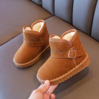 Botas De Nieve Para Niños Y Niñas Marrón Gris Rosa Y Rosa Suaves Y Gruesas Para Invierno Zapatos Planos De Algodón Para Niños - details 14