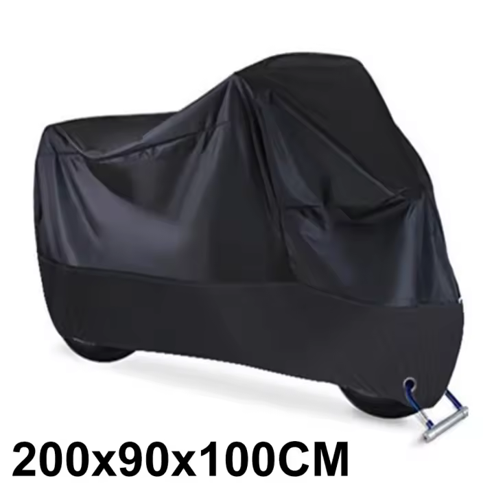 Cubierta De Moto Impermeable Y Resistente Al Desgaste Para Exterior E Interior Cubierta De Motocicleta Para Todas Las Estaciones Protección UV Y Antipolvo Para Todo Tipo De Scooters - 1