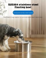 Tazón Flotante Para Mascotas 2L/3L Acero Inoxidable Dispensador De Agua Portátil VOORD Pet Supplies Para Perros Y Gatos - details 0