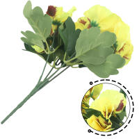 10 Cabezas De Margarita Artificial 26cm Bouquet Para Boda Fiesta Hogar Rama De Flores Artificiales Material COTON - details 56