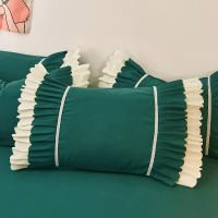 Funda De Almohada Princesa Con Volantes Múltiples Colores Cómoda Para Adultos Y Niños Tamaño 48x74cm Material Poliéster/Celulosa - details 13