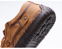 Zapatos Casuales Para Hombre En Cuero Mocasines De Alta Calidad Confortables Y Transpirables De Punta Redonda Antideslizantes Para Exterior Y Interior - details 6