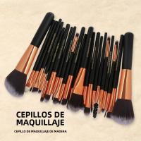 Juego De 13/22 Pinceles Profesionales De Maquillaje Herramientas Para Sombra De Ojos Línea De Ojos Y Cosméticos Set De Pinceles De Maquillaje Para Hogar Y Viaje - details 0
