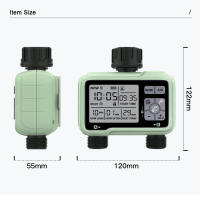 Temporizador De Riego Automático Eshico Con Pantalla LCD Grande 2 Salidas Para Jardín Y Exteriores Timer De Agua Con Protección IPX5 - details 6