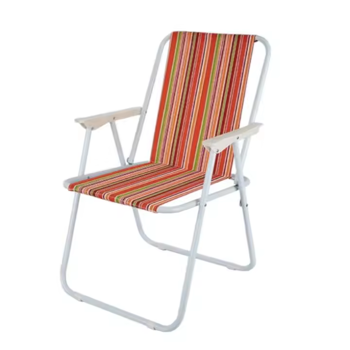 Silla de Taburete con Respaldo multición portátil Informal al Aire Libre para Patio Camping Pesca Barbacoa - 1