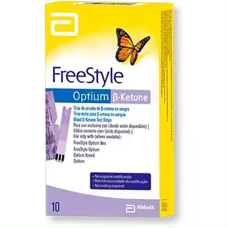 Freestyle Tiras Reactivas Cetonas Optium B-ketone 8 tiras - 1