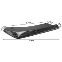 2Pcs Difusor De Parachoques Delantero Universal Para Coche Protector De Ralladuras En ABS Para Mitsubishi ASX/Outlander/Lancer Evolution/Pajero - details 3