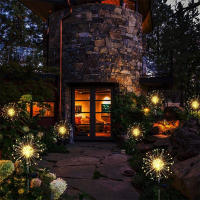 Lámpara De Cadena Solar Para Jardín Patio Exterior Con 90/120/150/200 LED Luz Impermeable Decoración DIY De Árbol - details 8