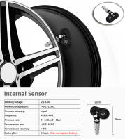 Sistema De Alarma De Presión De Neumáticos E-ACE Solar Con Monitor De Temperatura Y Presión Para Coche Seguridad Automática - details 18