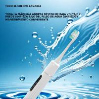 Cepillo De Dientes Eléctrico Sonic - Cuidado Y Eliminación De Calculo Portátil Para El Hogar Con 4 Cabezales De Reemplazo Incluidos - details 1