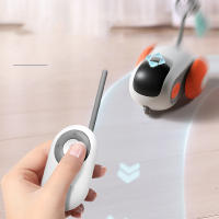 Juguete Interactivo Para Gatos Eléctrico Coche Deportivo Control Remoto Palillo Telescopio Ayuda Autónoma Al Rostro Del Gato - details 2