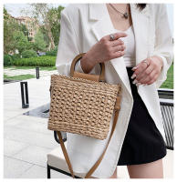 Bolso de Mujer JIOMAY 2023 Verano Bolsos de Mano de Diseñador Bolso de Hombro de Playa con Mango de Madera Cierre de Cordón Tejido de Poliéster - details 15