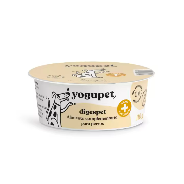Yogupet Clásico Digespet   Alimento Complementario Pasteurizado para Perros [packs de 110g]" - 1