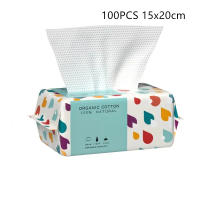 Toallas De Rostro Desechables 100 Piezas Suaves Y Absorbentes Para El Cuidado De La Piel Y Eliminación De Maquillaje - details 9