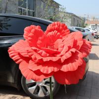 Nuevas Grandes Flores Artificiales De Paeonia PE 50cm Para Exhibición De Ventanas Simulación De Pétalos De Flor Para Fotografía Y Decoración Del Hogar - details 6