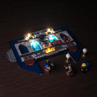 Luz LED Lazishi 76411 Para Bloques De Construcción Compatible Con Lego Sin Incluir Bloques Sólo Accesorios De Iluminación Para Banner De Casa Ravenclaw TM Adecuado Para Edad 6-12+ Unisex - details 4