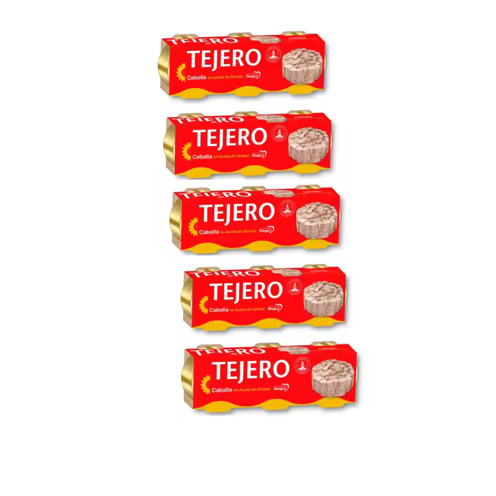 Caballa en Aceite de Girasol TEJERO PACK 3x70gr.(210gr.) - 1