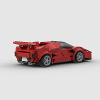 Modelo De Coche De Carreras Roadster Para Niños Bloques De Construcción Pequeños Compatible Con MOC Rompecabezas DIY Regalos De Juguetes - details 1