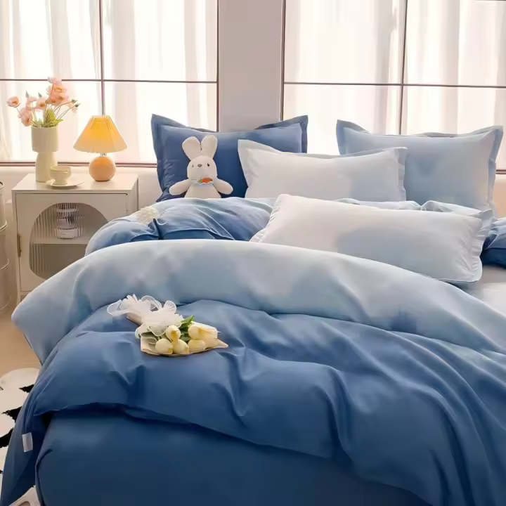 Juego de Funda Nórdica 4 Piezas de Algodón Alta Calidad Juego de Ropa de Cama- Dibujo Elegante - Varios Tamaños Disponibles - 1