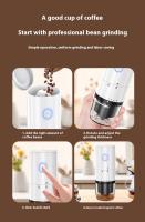 Molino De Café Eléctrico Cerámico Ajustable Para Uso Doméstico Y Al Aire Libre Con Tapa Desmontable Para Agregar Granos De Café - details 16