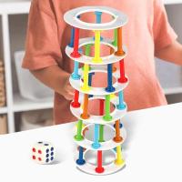 Juego De Mesa Educativo Para Niños Torre De Equilibrio Juego Interactivo Familiar Para Fiestas Crazy Crash Tower Regalo - details 7
