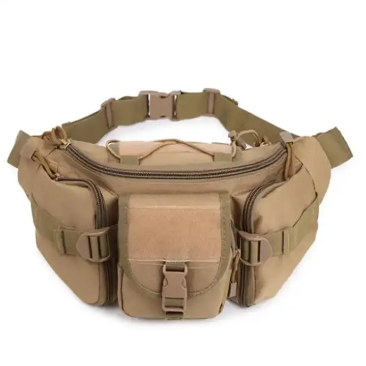 Prowalk - Riñonera táctica militar para senderismo y acampada, rutas de montaña y campo, ciclismo, running, actividades de deporte al aire libre y ocio , para los amantes de la naturaleza - 1