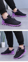 Zapatos De Correr Para Hombre En Color Naranja Zapatos Deportivos Casuales Transpirables Ligeros Antideslizantes Para Exterior Y Maratón - details 24