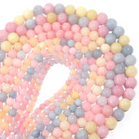 1 Hilo De Piedras Morganita Naturales Redondas Suaves Para Creación De Joyería Collares Pulseras DIY Tamaños 6/8/10/12mm - details 1