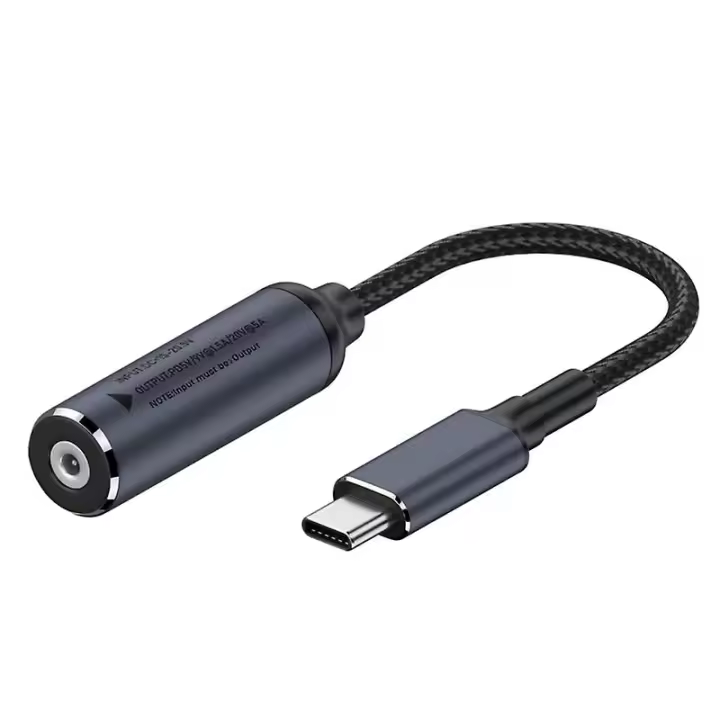 100w Type-c To Dc5.5x2.1mm Power Cable Usb C To 5.5x2.5mm 2.5x0.7mm - 1