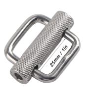 Hebilla De Deslizamiento De Acero Inoxidable 316 Para Cinturón Rectangular Con Rodillo Encañado Ajustable Herramientas Marinas - details 6
