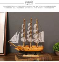 Modelo De Barco Pirata De Madera 16cm Pequeño Barco De Seda Para Decoración De Pastel Y Hogar Estilo Mediterráneo - details 8