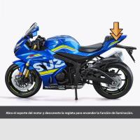 Modelo a Escala 1:9 Suzuki GSX-1000R Motocicleta En Miniatura Con Ruedas De Aleación Absorción De Choques Regalo Para Niños - details 4