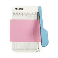10444-21 Cortador de papel manual portátil - Cizalla de palanca grande– Guillotina Manual de plástico resistente con palanca, compacta y ligera – Ideal para Oficina, Escuela, Papelería o Uso Doméstico - details 2