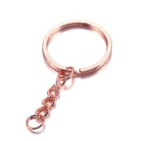 Llavero De Largo Anillo Dividido Dorado Y Bronce Para DIY Joyería 20 Piezas Llaveros Redondos Metálicos Unisex Para Negocios Al Por Mayor - details 4
