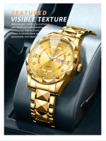 Reloj De Hombre BINBOND De Lujo Y Luminosidad Resistente Al Agua Con Fecha Y Día De La Semana Acero Inoxidable Quart - details 10