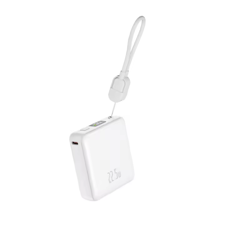 Banco de Energía portátil de 10000 mAh con Cordón y Carga - 1