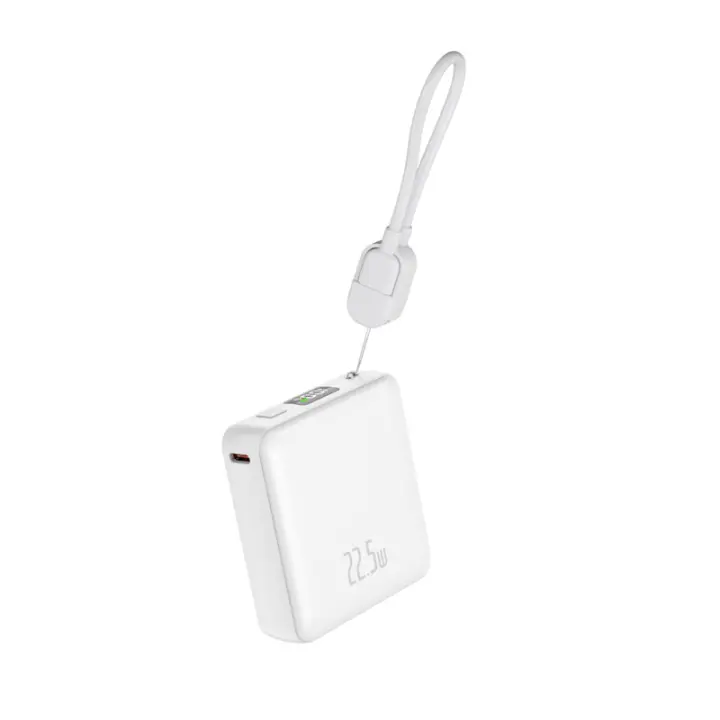 Banco de Energía portátil de 10000 mAh con Cordón y Carga - 1