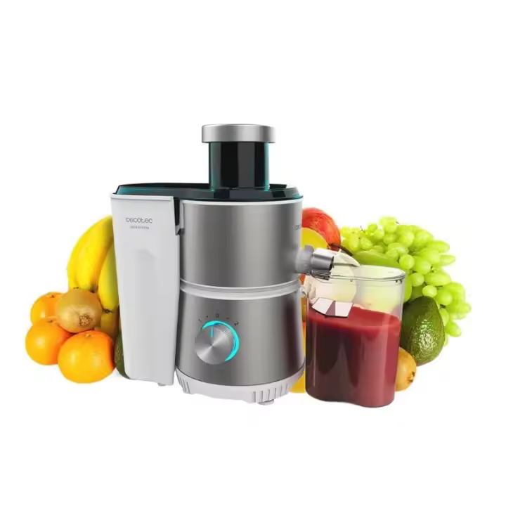Cecotec Licuadora Orbital Juice&Fresh 400 Titan White. 400 W, 20000 RPM de Velocidad, Tamaño Compacto, 2 Velocidades, Disco con Recubrimiento de Titanio Negro, Sistema antigoteo, Jarra 350 ml [Clase de eficiencia energética A+] - 1