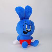 Muñeco De Peluche Riggy Conejo Azul Y Rosa Para Niños Juguete De Confort Cartoon Juego Suave Relleno De Algodón PP Anime Conejo De Peluche - details 0