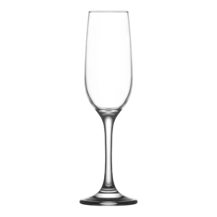 LAV - Set de 6 Copas Champagne 215cc Colección Fame - Copas Elegantes de Cristal Fino para Celebraciones Especiales y Brindis Inolvidables - 1