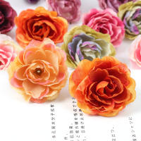 10/20PCs Flores Artificiales Rosa 5CM Para Decoración De Hogar Jardín Boda DIY Regalos Accesorios Material Seda Estilo Peonia - details 4