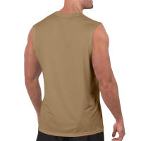 Chaleco Sin Mangas Para Hombre De Color Sólido Con Cuello En V Transpirable Y Casual Adecuado Para Fitness Y Deportes - details 10