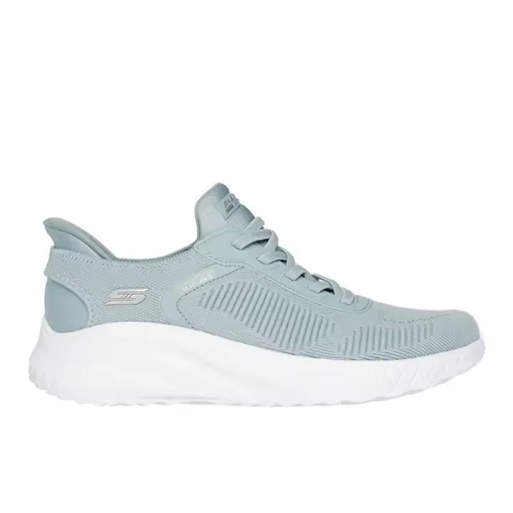 ZAPATILLAS SIN CORDONES MUJER SKECHERS BOBS SQUAD CHAOS CURRENT MUSE GRIS-11 (USA) 41 (EUR) - 1