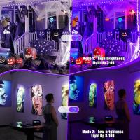 1/2PCS Lámpara De Infrarrojo LED Recargable Para Fiesta Disco Escenario Exterior IP66 Luz Negro UV Para Navidad - details 8