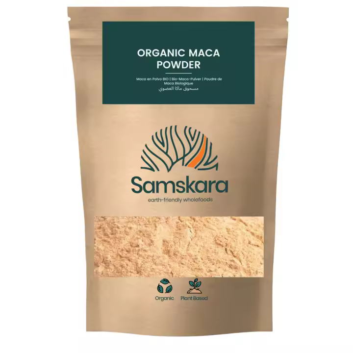 POLVO DE MACA  BIO Orgánico  Vitaminas (B1, B2, C, E) + Hierro, Calcio + Resistencia Mejorada + Regulación Hormonal + Claridad Mental - 1