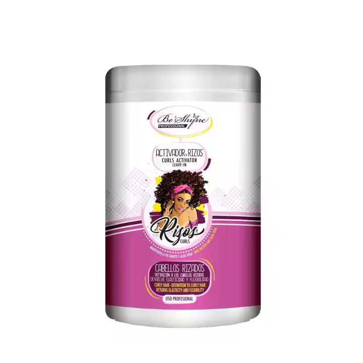 Beshyne BE SHYNE LEAVE IN RIZOS - Activador de Rizos para Cabello Rizado 1K - Nutrición Intensa y Elasticidad Mejorada - 1