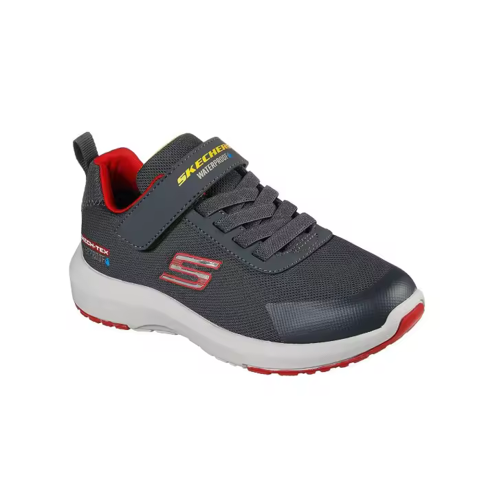 Skechers Dynamic Gris para Niños - Zapatilla Resistente Al Agua con Ajuste Elástico y Amortiguación Air Cooled Memory Foam - 1