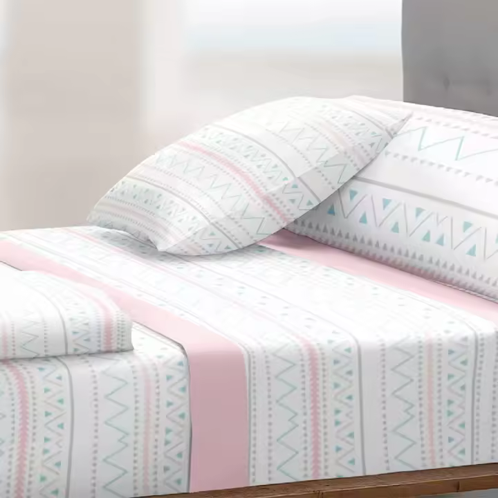 HOMESOL® juego de sábana verano - 85G/poliester 100%/impresion nano no pierde color /extrasuave - 1