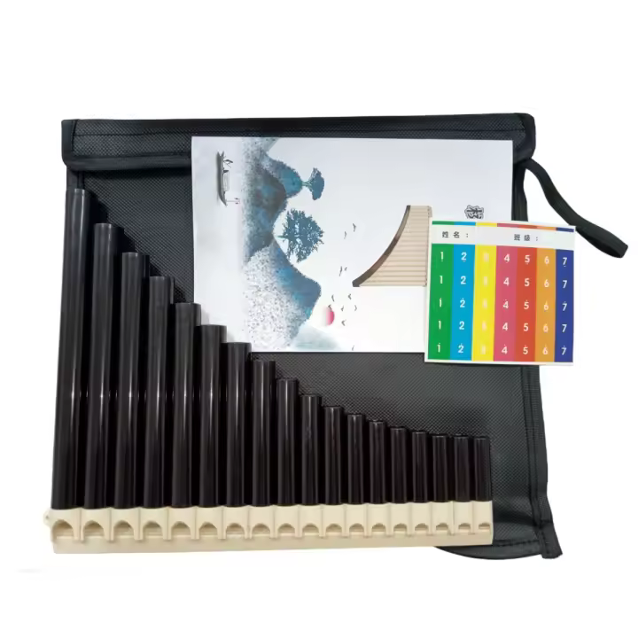 Miwayer Panflute Hecho a Mano Instrumento De Viento ABS 18 Tiras De Flauta Alta Calidad Estudiante Portátil Instrumentos Musicales Folclóricos - 1