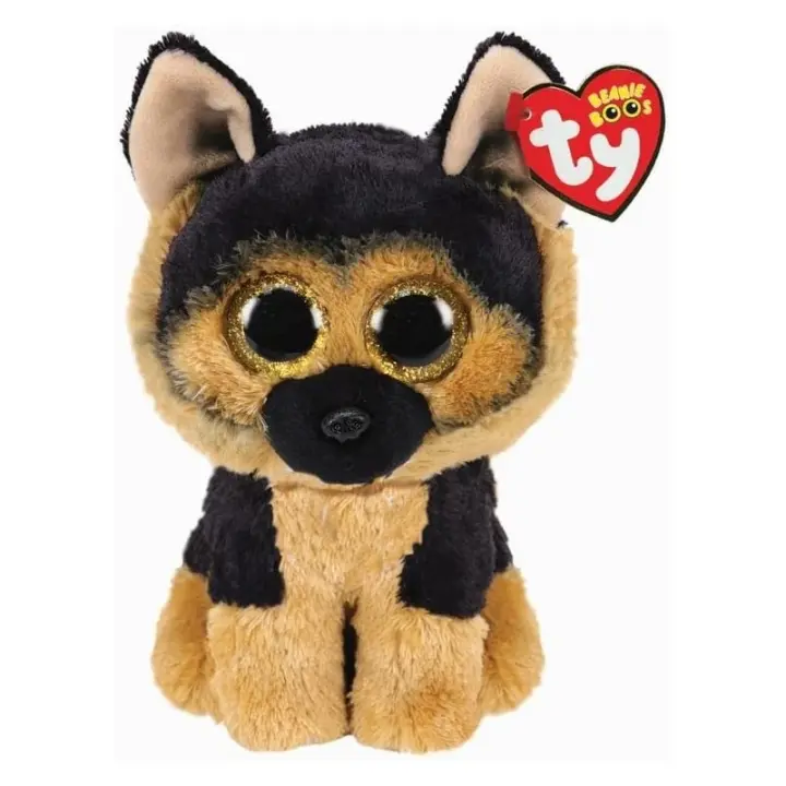 Peluche Beanie Boss Ramsey modelo perrito pastor alemán 15cm - 1